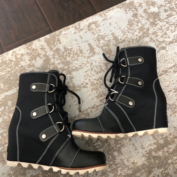 Sorel Waterproof Joan of Arctic Hidden Wedge Boots - Picture 5 of 7